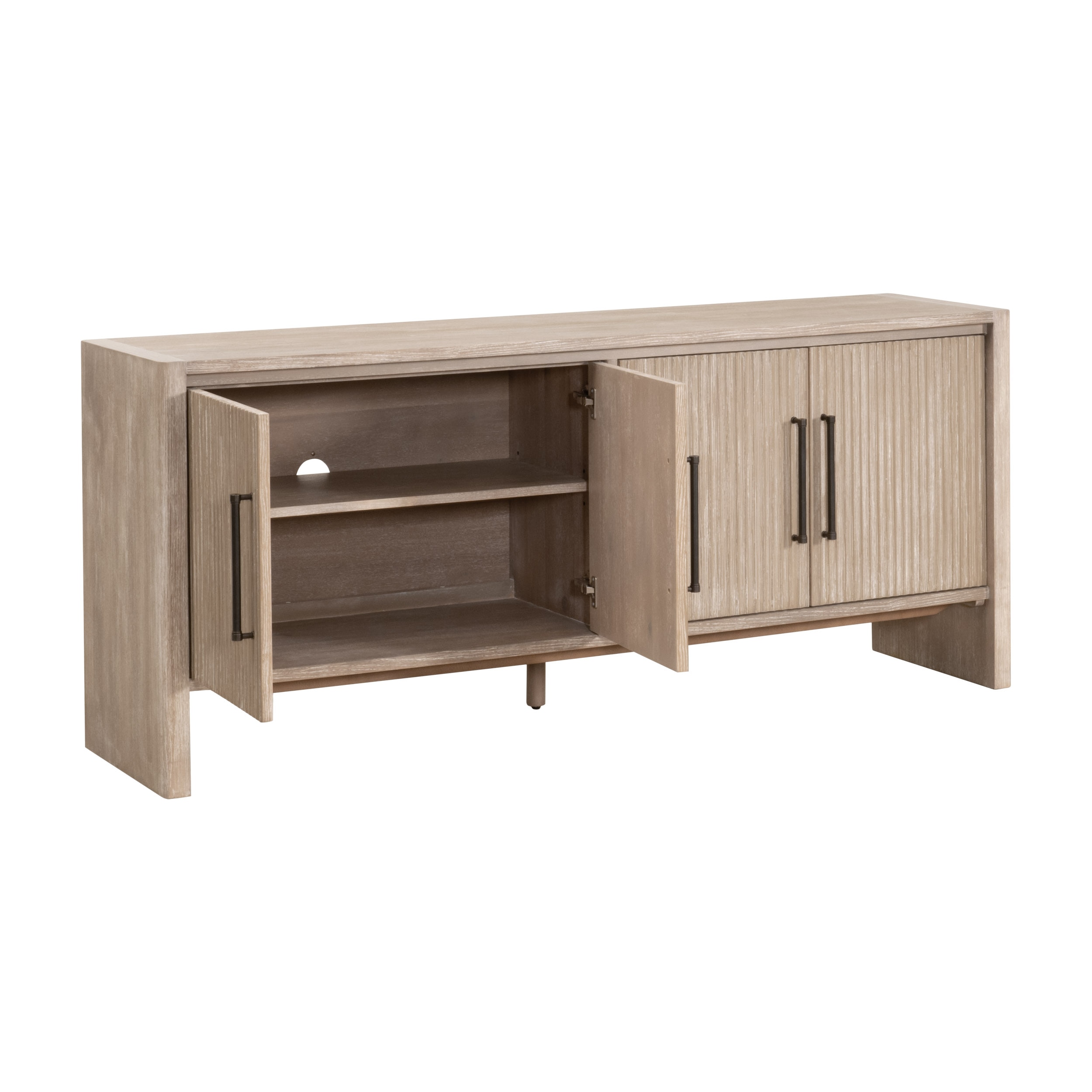 Halloway Media Sideboard, Cabinets & Sideboard by Essentials for Living, 74" width x 32" height x 18.5" depth View 9