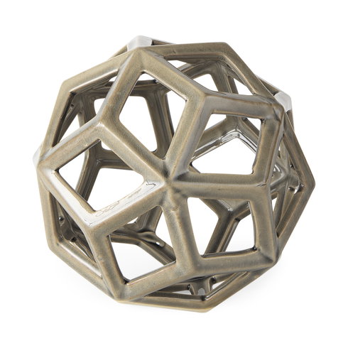 Geom  Tan Ceramic Geometric Object