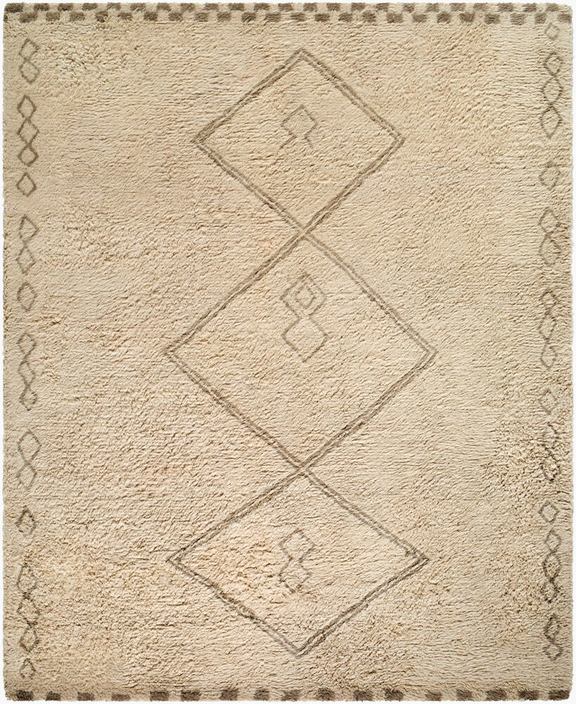 Beni Moroccan Handmade Rug, by Surya, 1'6" length x 1'6" width