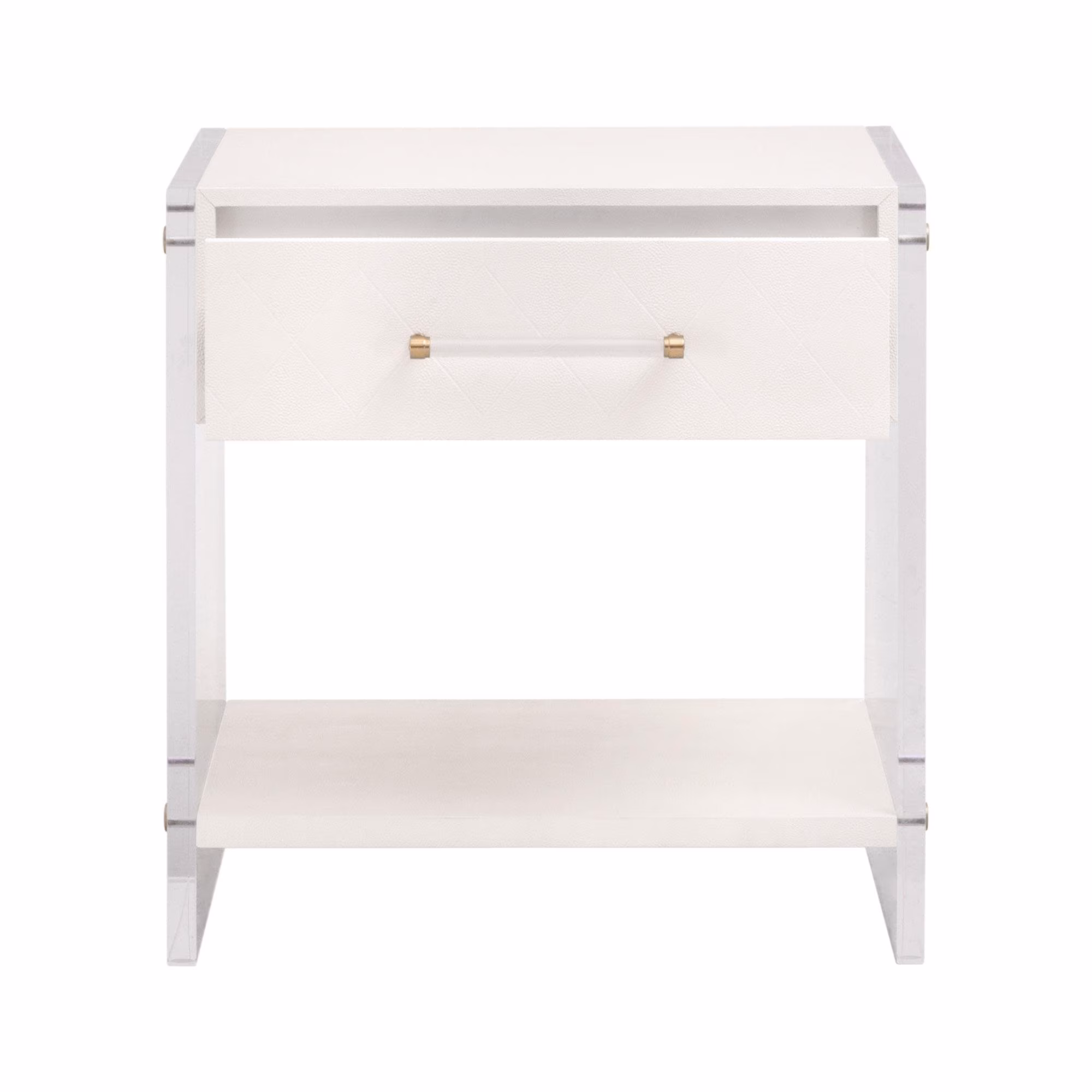 Sonia Shagreen 1-Drawer Nightstand large image 