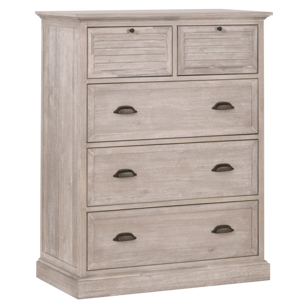 Eden 5-Drawer High Chest, Dresser by Essentials for Living, 37.75" width x 48.5" height x 20" depth View 3