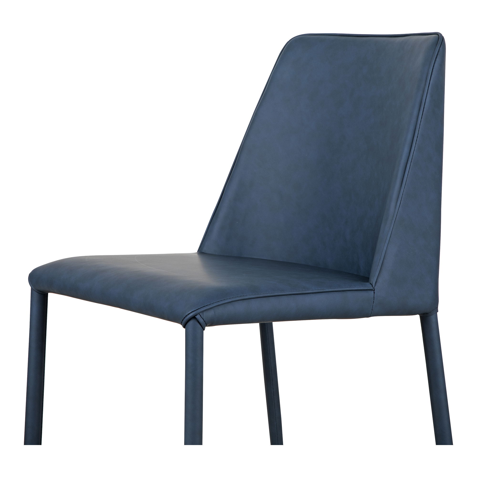 Nora Dining Chair Ocean Cavern Grey Vegan Leather - Set Of Two large image 