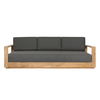 Darlene Outdoor Sofa Charcoal, Sofas & Sectional by Dovetail, 94.62" width x 32.5" height x 33.5" depth thumbnail 2
