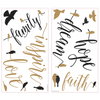 Inspirational Words With Birds Wall Decals, by York Wall, 1'6" length x 10" width x 1.42" depth thumbnail