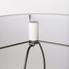Tao 20.0L x 20.0W x 33.0H Cream Base with White Shade Table Lamp, by Mercana, 18" length x 18" width x 31.3" height thumbnail 7