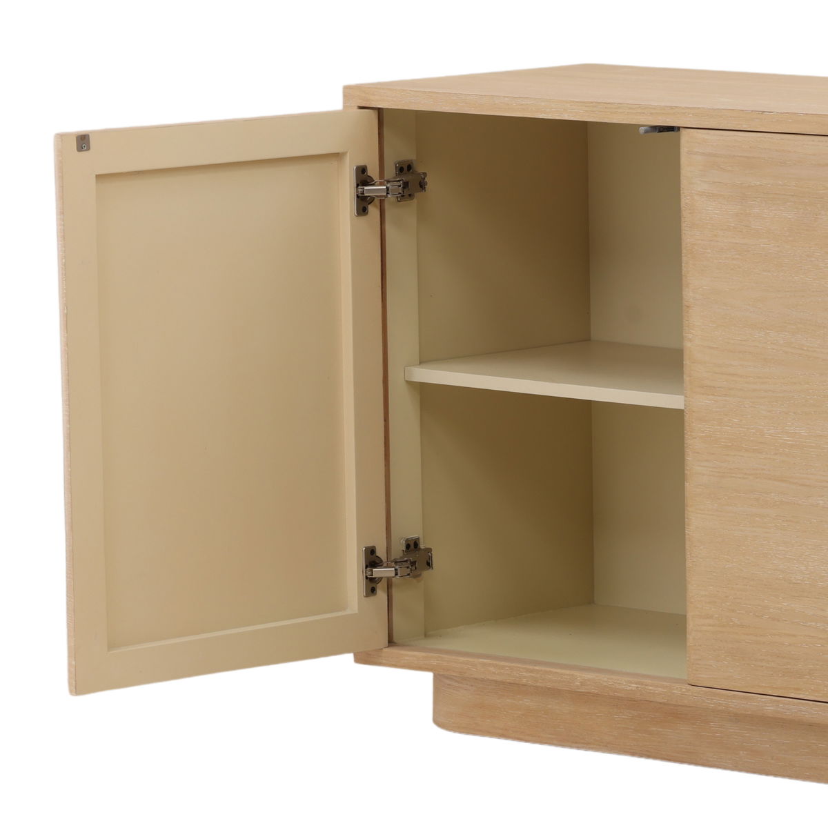 Zay Sideboard Light Natural, Sideboards & Buffet by Dovetail, 84" width x 32" height x 18" depth View 7