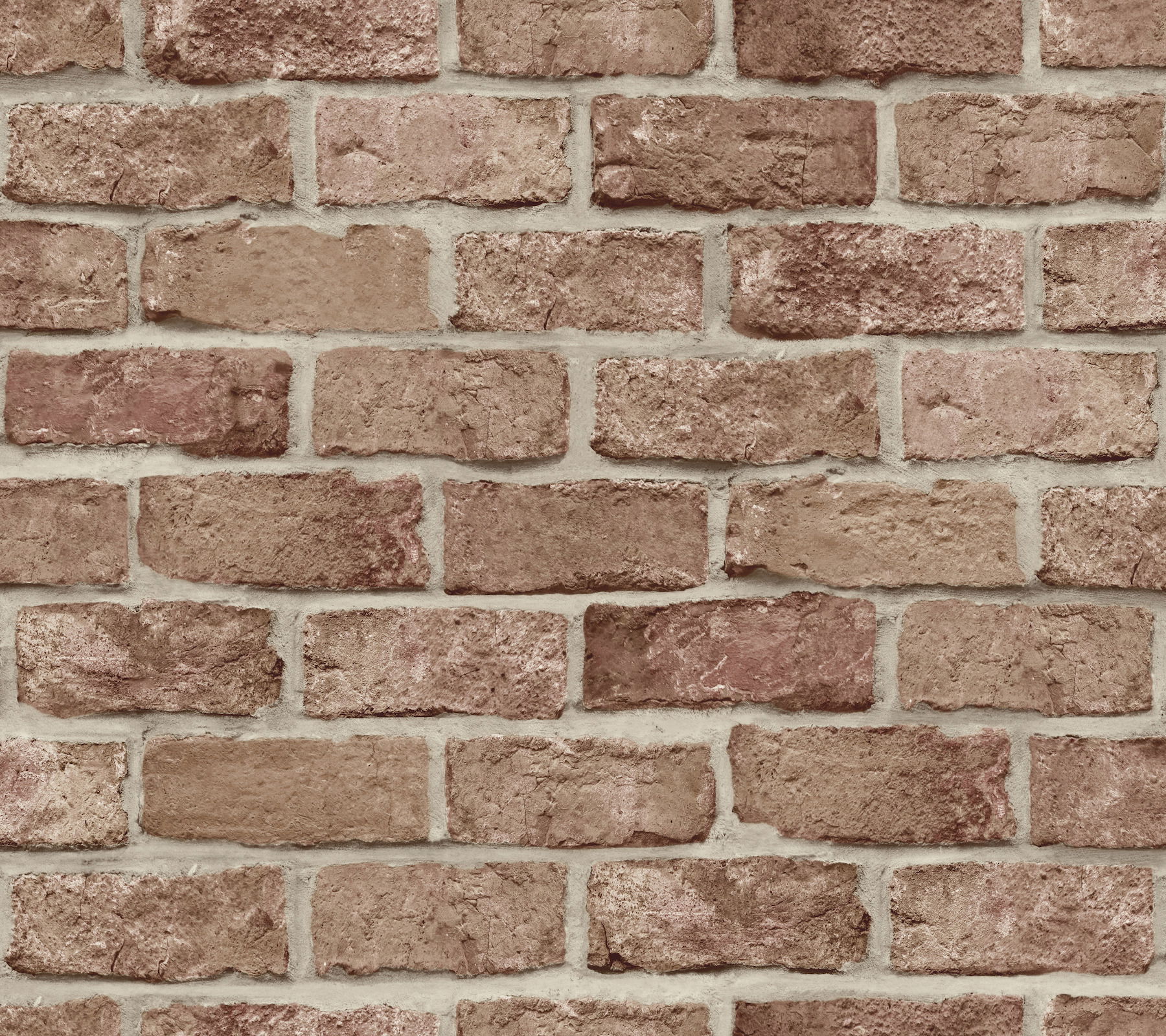 Stretcher Brick Red Peel & Stick Wallpaper large image 