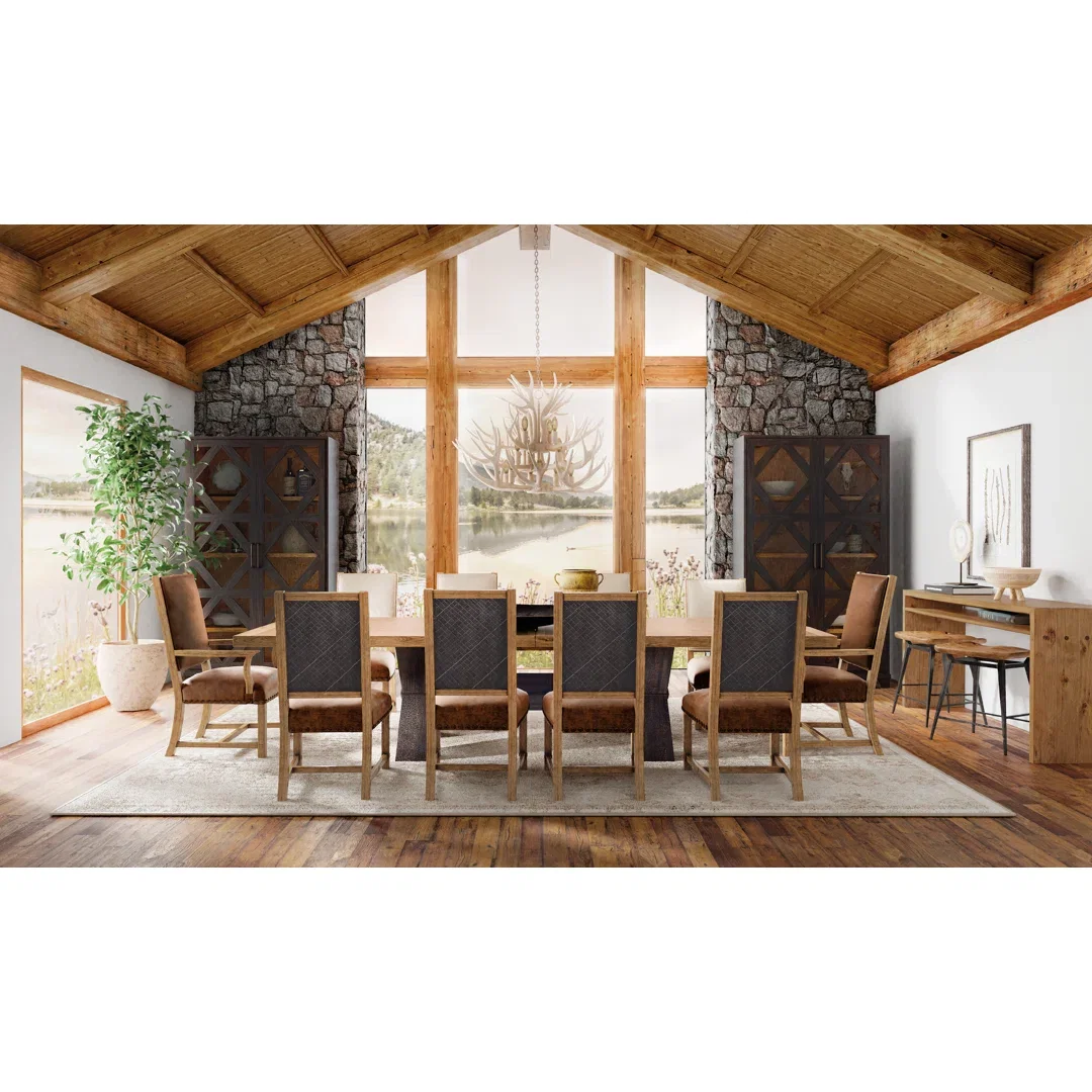 Big Sky Dining Table, by Hooker Furniture, 92" width x 30" height x 46" depth View 6
