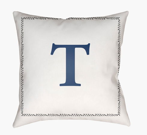 Initials Accent Pillow