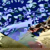 Temple Garden Navy Blue Peel & Stick Wallpaper thumbnail 10