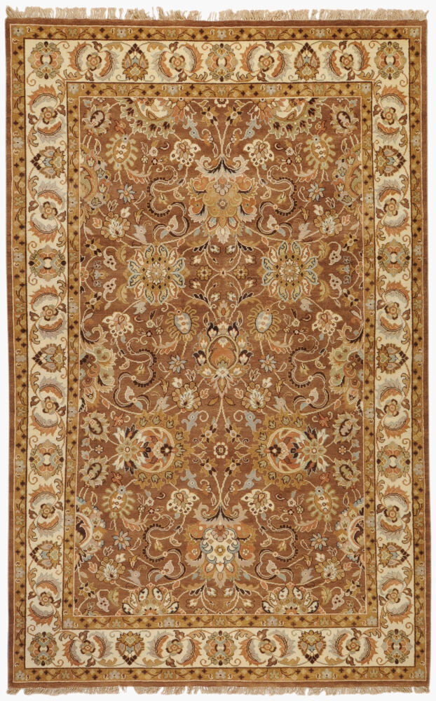 Taj Mahal Handmade Rug, by Surya, 8'6" length x 5'6" width