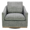 Linden Swivel Chair Slated Moss thumbnail 0