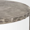 Randy Silver Nickel Cast Aluminum Metal Coffee Table, by Mercana, 37.8" length x 18.9" width x 37.8" height thumbnail 7