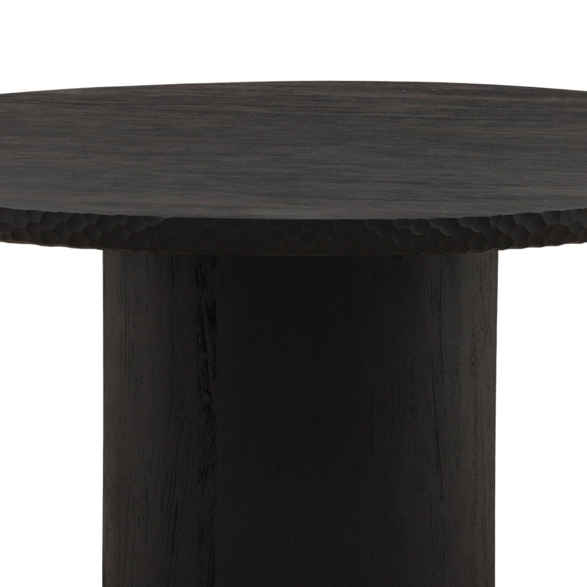 Wilber Dining Table Black 60', by Dovetail, 60" width x 30" height x 60" depth View 3