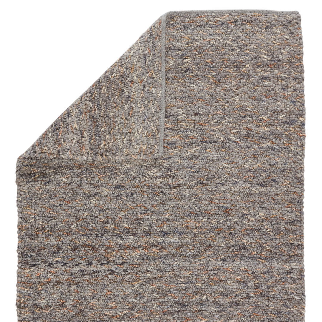 Jaipur Living Hadren QTM01 Handmade Solid Gray and Brown Area Rug (9'x12') large image 