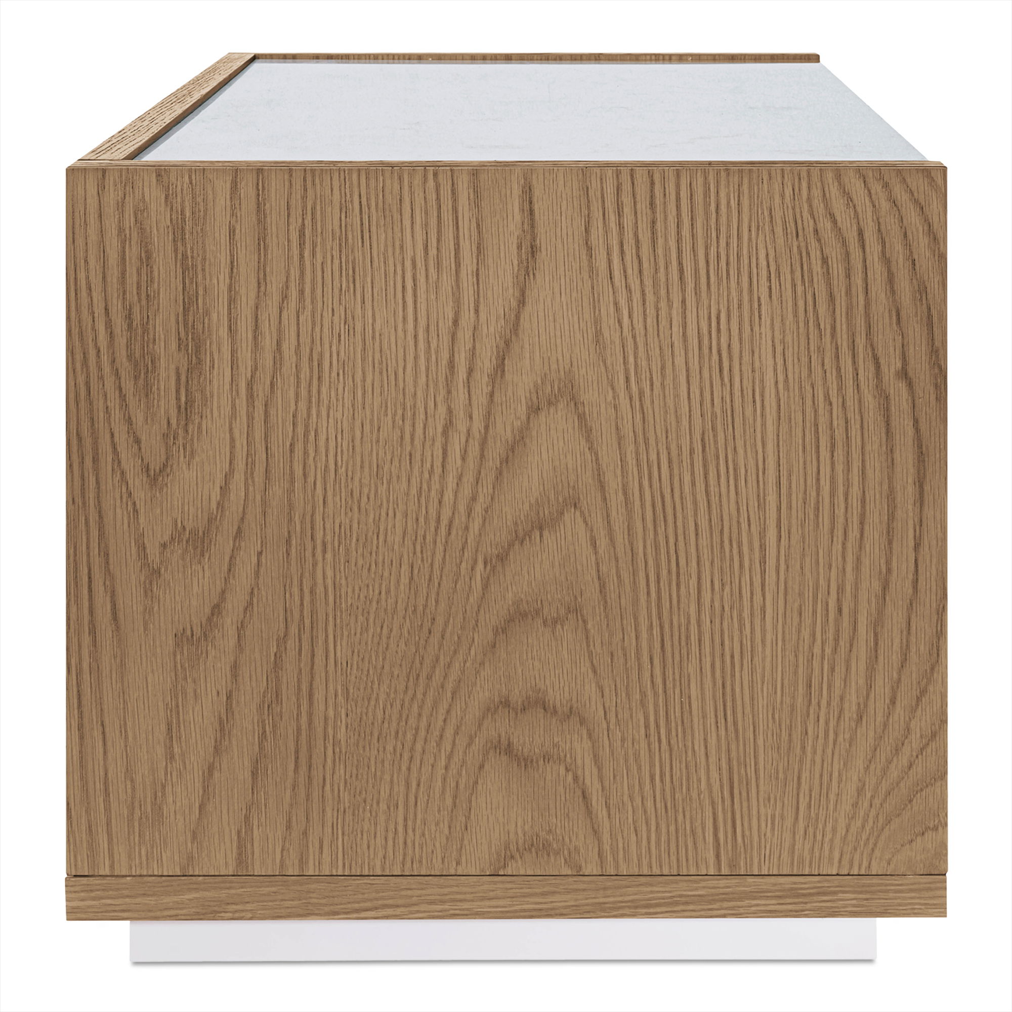 Ashcroft Nightstand Oak, by Moe's Home, 26.38" width x 18.11" height x 19.09" depth View 3