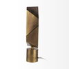 Shamir 15L x 15W Gold Geometric Metal Table Lamp thumbnail 6