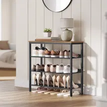 Online Designer Hallway/Entry 9-12 Pair 29.5“W Shoe Rack with adjustable shelves
