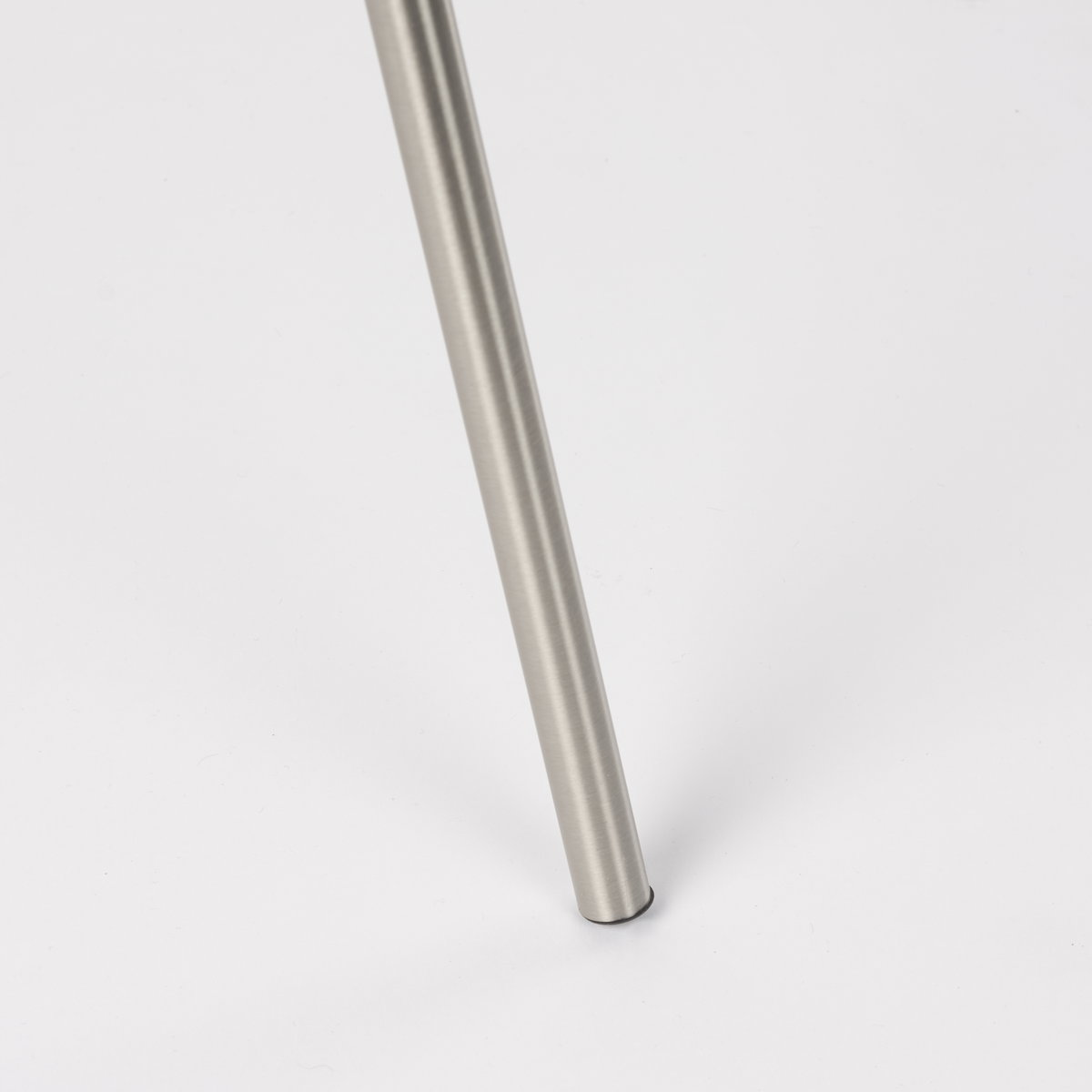 Ambrose  Silver Metal with Beige Fabric Shade Floor Lamp, by Mercana, 20" length x 20" width x 61.8" height View 8
