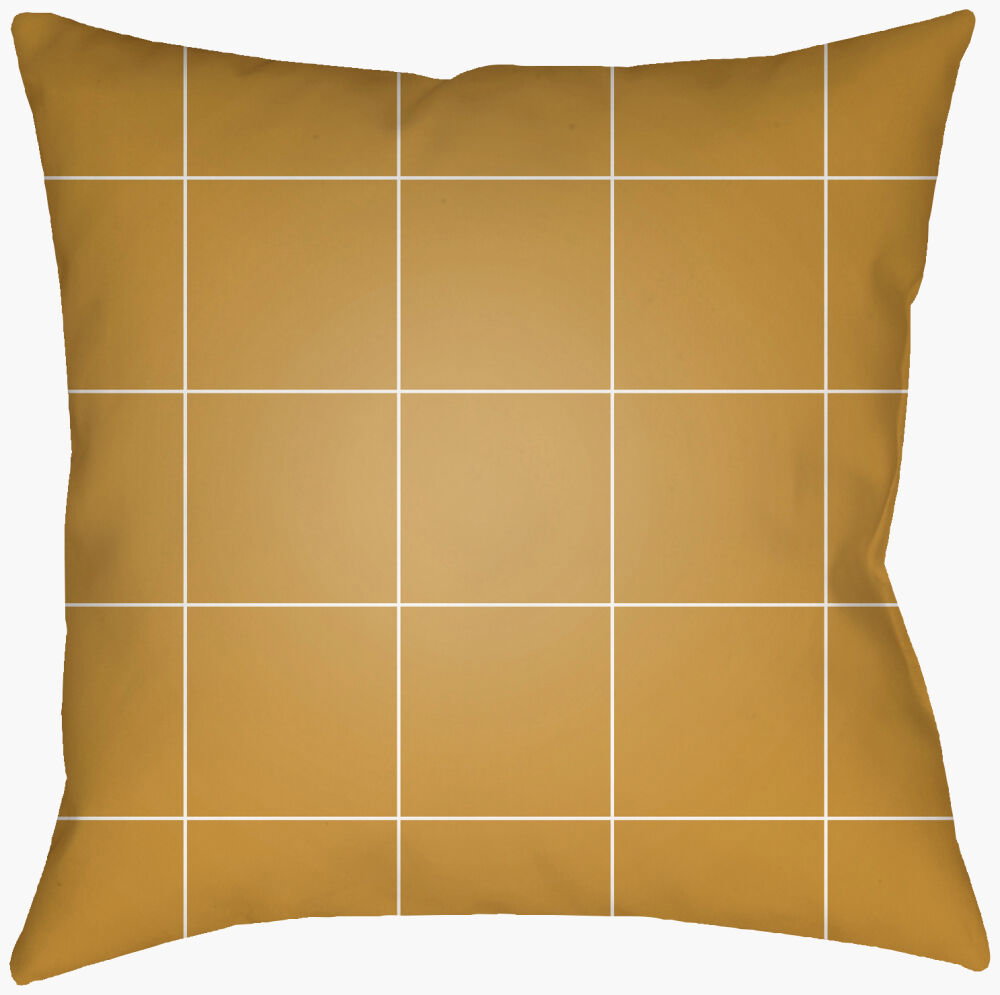 Gridwork Accent Pillow, Decorative Pillow by Surya, 16" length x 16" width