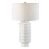 Window Pane White Table Lamp, by Uttermost, 17" width x 28" height x 17" depth thumbnail 1