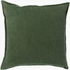 Cotton Velvet Accent Pillow Down, Decorative Pillow by Surya, 18" length x 18" width thumbnail