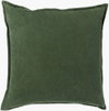 Cotton Velvet Lumbar Pillow Poly, Decorative Pillow by Surya, 13" length x 19" width thumbnail