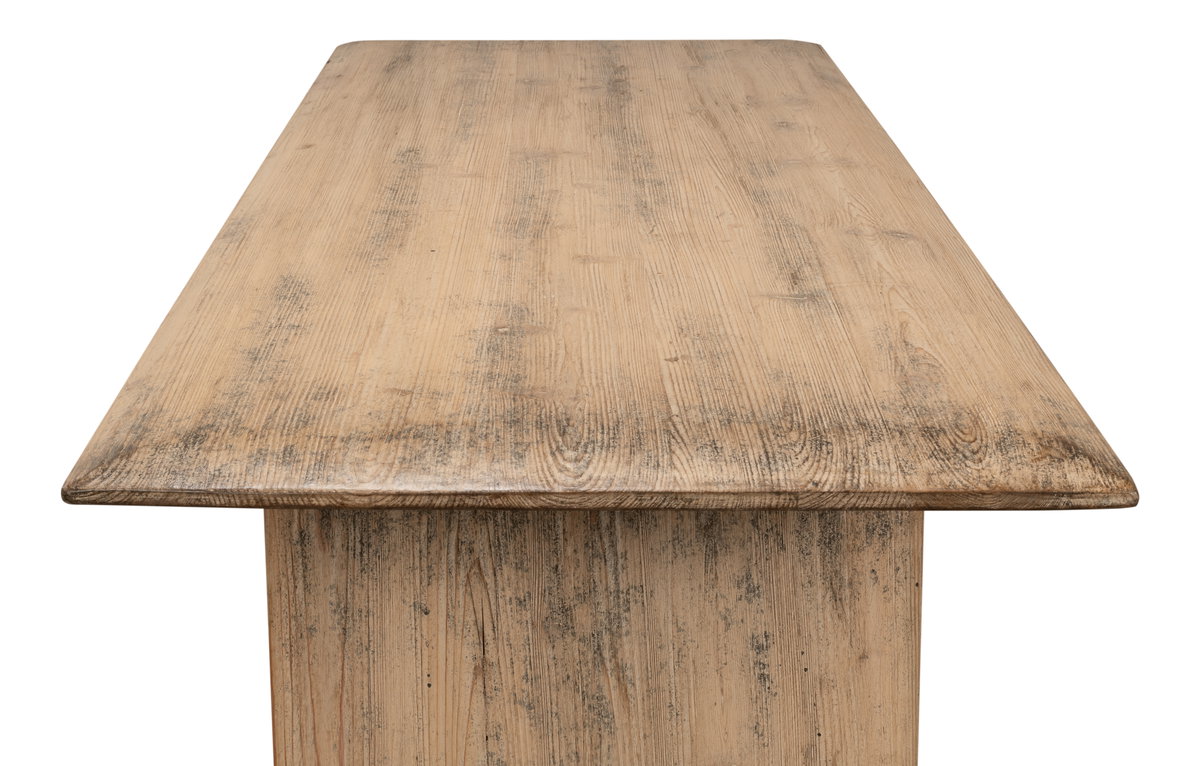 Andre Dining Table, Natural, by Sarreid, 79" length x 31" width x 31" height View 4