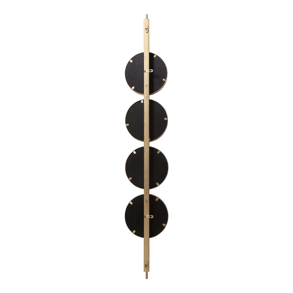 Button Gold Mirror, by Uttermost, 9.87" width x 4'11.87" height x 3.12" depth View 8