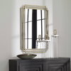 Amherst Brushed Gold Mirror, by Uttermost, 1'11.62" width x 3'0.5" height x 1.5" depth thumbnail 8