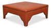 Streetman Cocktail Ottoman, Hermes Brown, Seating by Sarreid, 48" length x 48" width x 18" height thumbnail 9