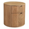 Theo Two Drawer Nightstand, by Moe's Home, 19" width x 19" height x 19" depth thumbnail 2
