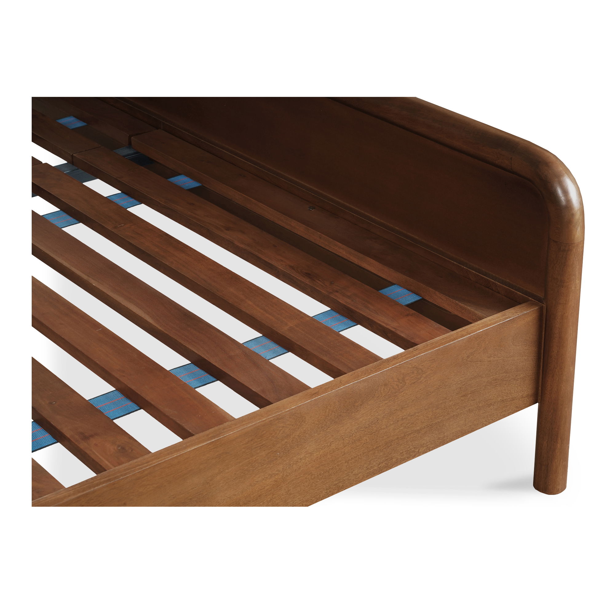 Rye Queen Bed Warm Brown, by Moe's Home, 66" width x 40.6" height x 84" depth View 7