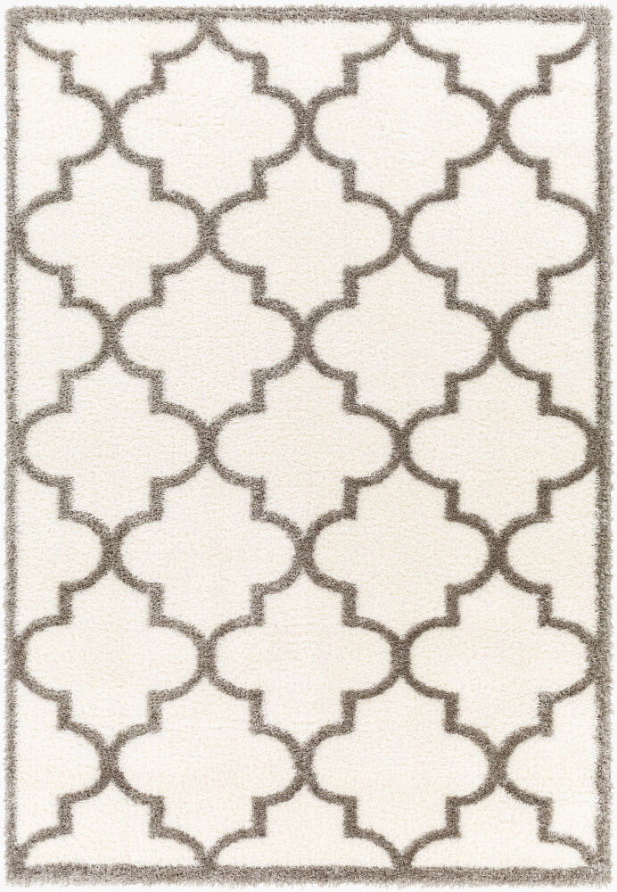 Cloudy Shag Machine Woven Rug, by Surya, 1'3.75" length x 1'3.75" width