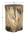 Habitat Natural Accent Stool, Furniture by Uttermost, 16" width x 20" height x 16" depth thumbnail 3