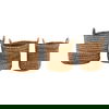 Milos Basket Set of 3 Natural, Bins & Basket by Dovetail, 19.68" width x 17.71" height x 19.68" diameter x 19.68" depth thumbnail 1