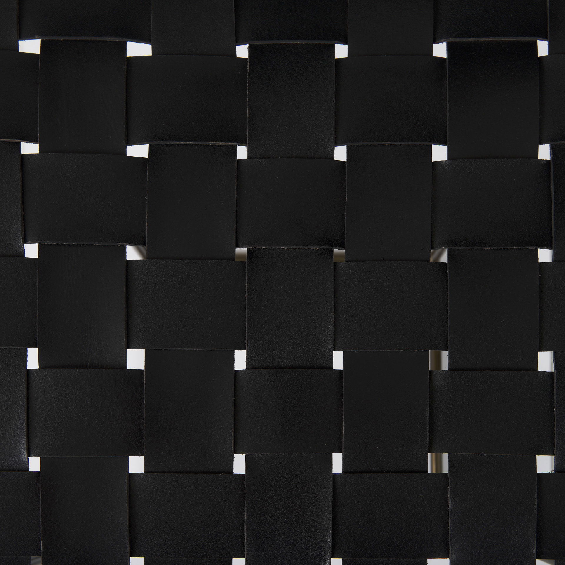 Clarissa 18.0L x 16.0W x 30.25H Black Woven Leather Seat with Gold Frame Bar Stool, Counter & Bar Stool by Mercana, 18" length x 16" width x 30" height View 9