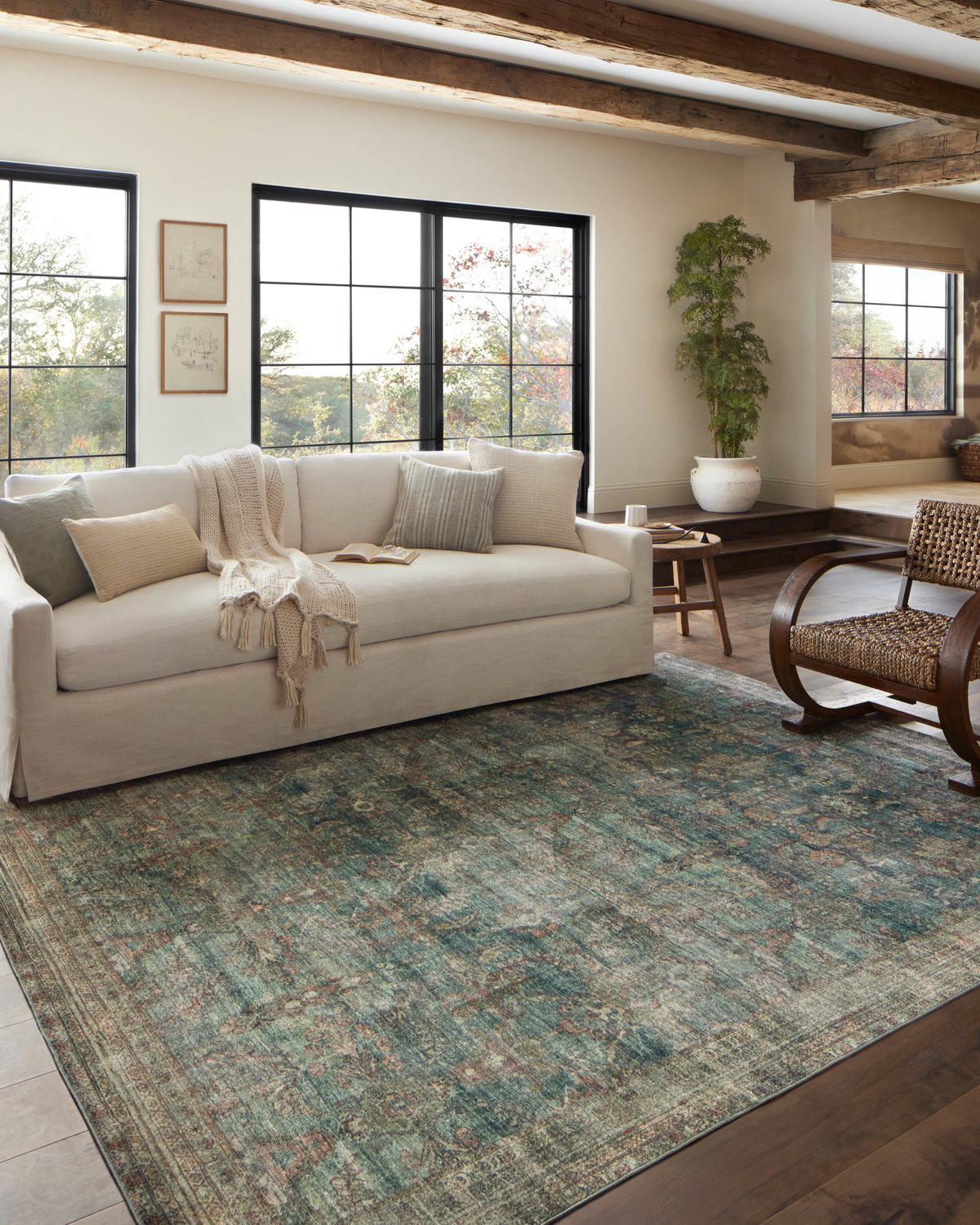 Magnolia Home by Joanna Gaines x Loloi Banks Rug, 2' length x 5' width View 3