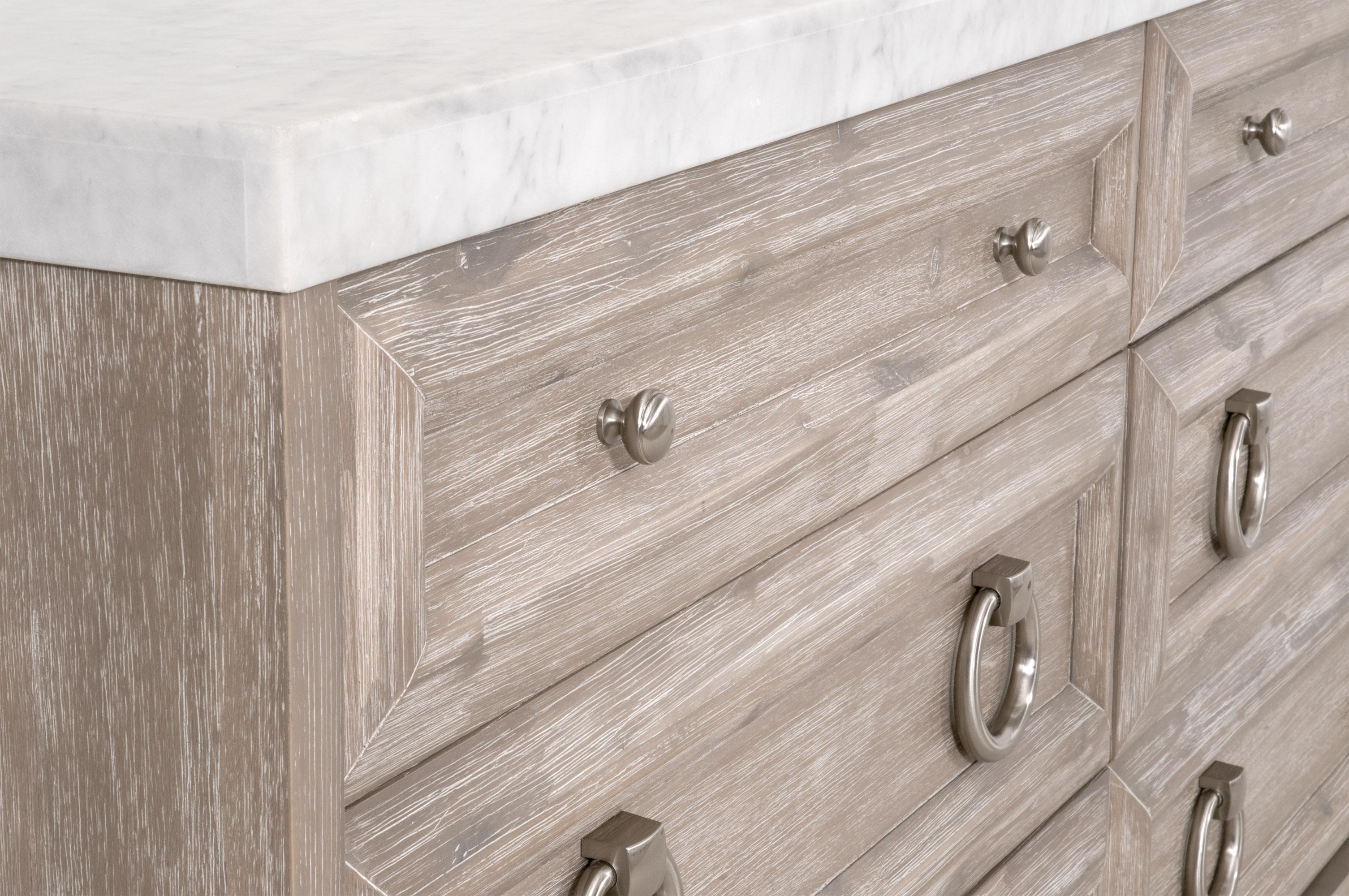 Azure Carrera 6-Drawer Double Dresser, by Essentials for Living, 71" width x 37" height x 19" depth View 6