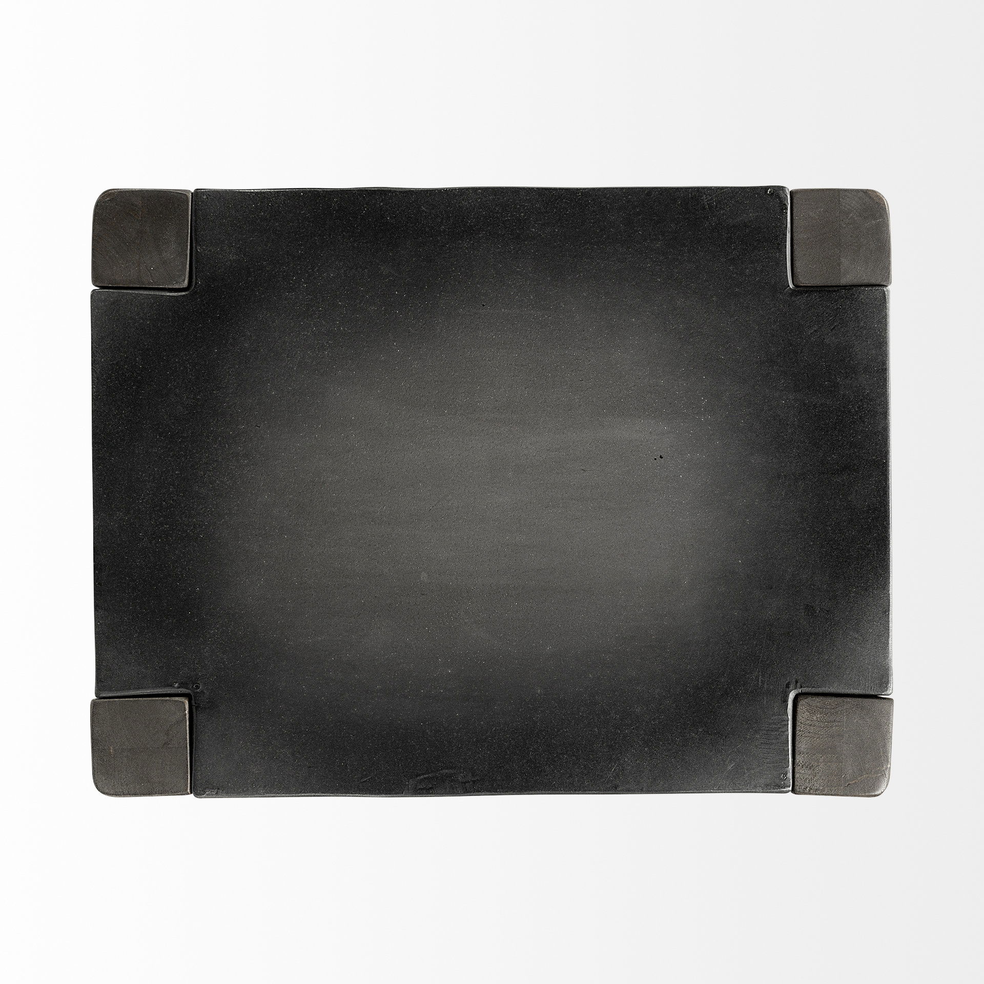 Nell 30' Seat Height Black Metal Seat & Foot Rest With Black Wood Legs Stool, Counter & Bar Stool by Mercana, 18" length x 15" width x 30" height View 8