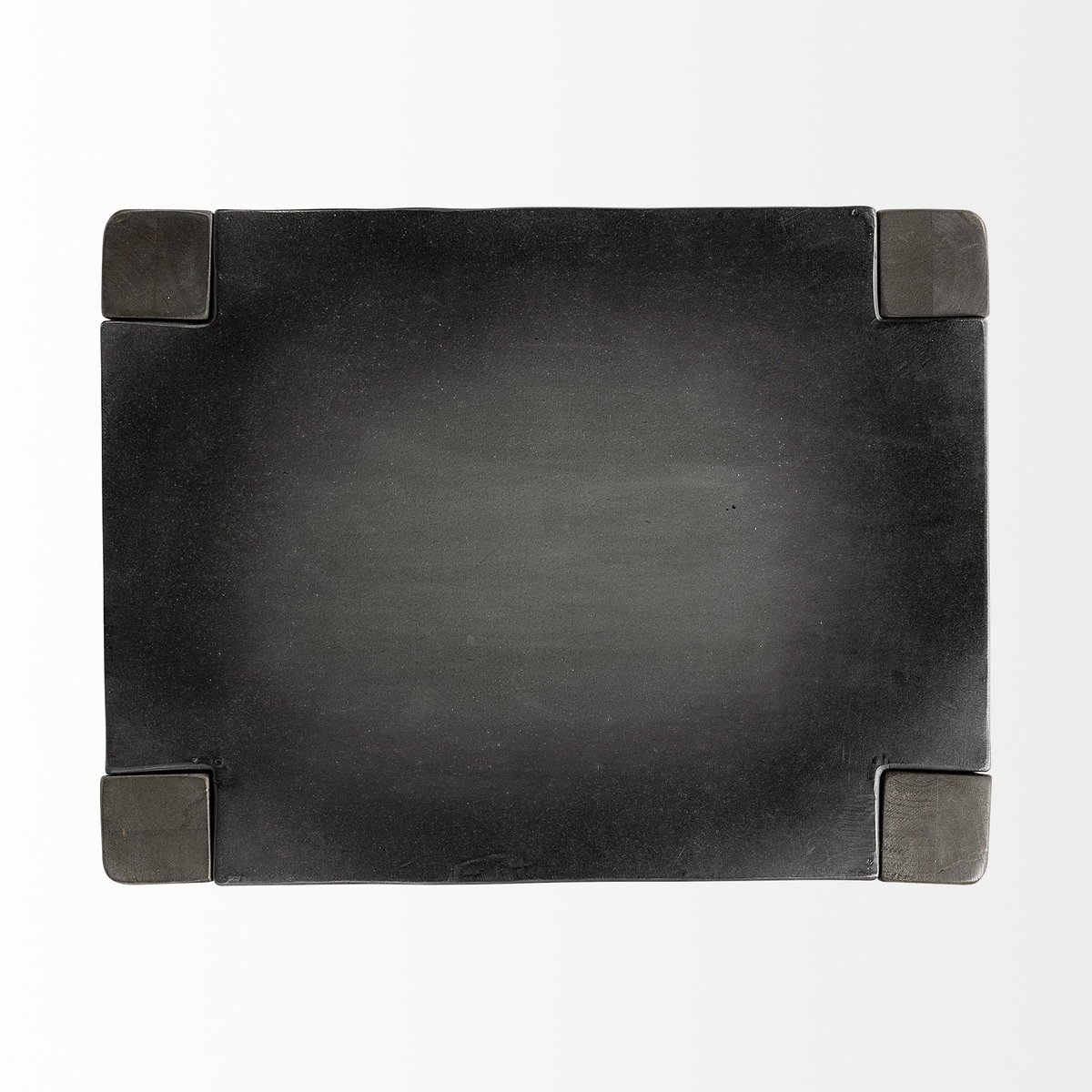 Nell 30' Seat Height Black Metal Seat & Foot Rest With Black Wood Legs Stool, Counter & Bar Stool by Mercana, 18" length x 15" width x 30" height View 8