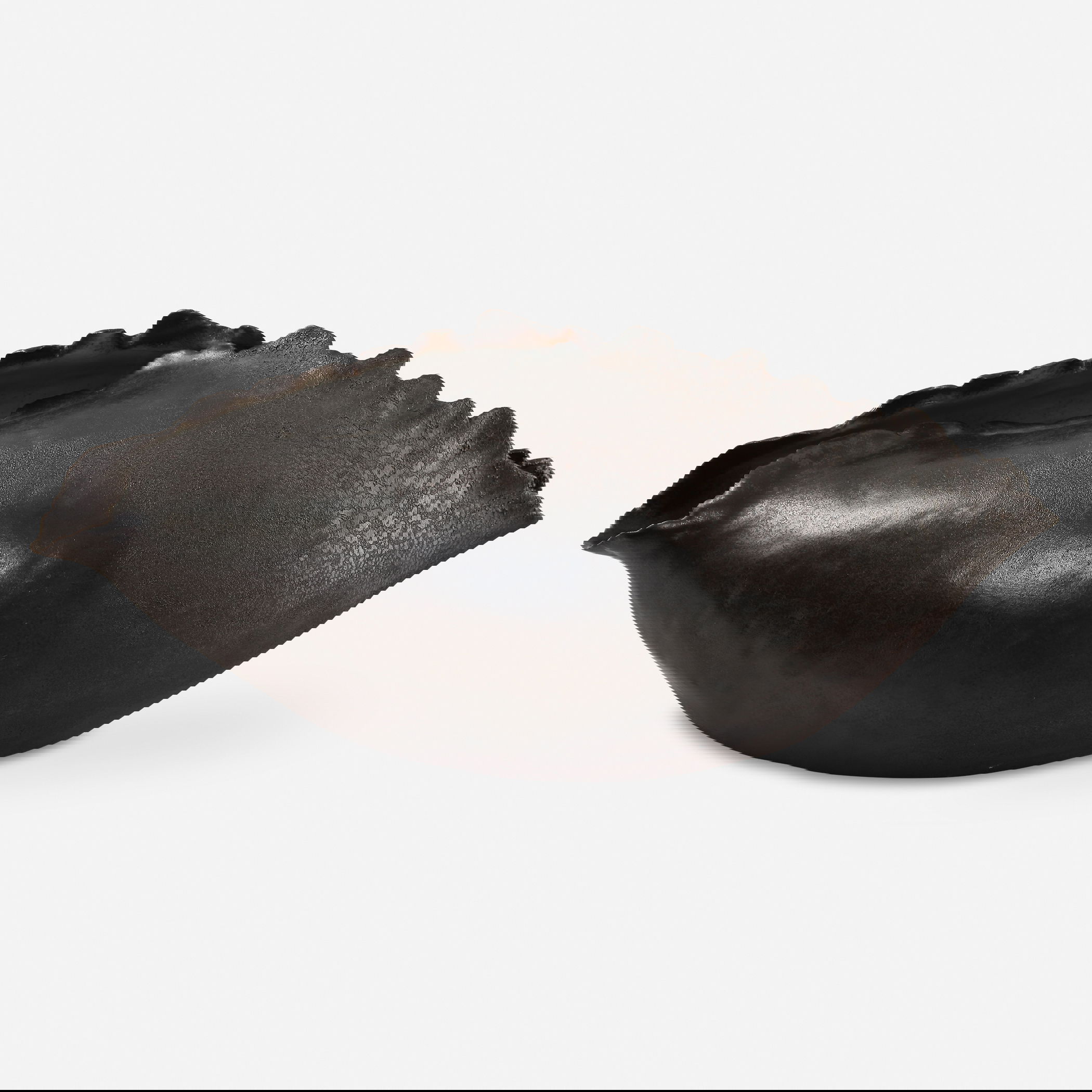 Blossom Bronzed Metallic Vase, Decorative by Uttermost, 17" width x 7" height x 8.5" depth View 1