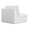 Miles Outdoor Corner White, Outdoor Chair by Moe's Home, 3'4" width x 2'11.8" height x 3'4" depth thumbnail 3