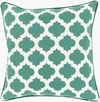 Morrocan Printed Lattice Accent Pillow Poly, Decorative Pillow by Surya, 18" length x 18" width thumbnail