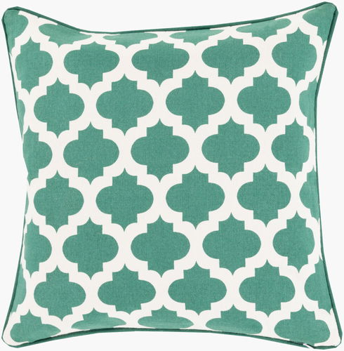 Morrocan Printed Lattice Accent Pillow
