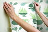 Plant Party Green Peel & Stick Wallpaper, by York Wall, 20' length x 1'8.5" width x 0.02" depth thumbnail 6