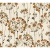 Flourish Burnt Orange Peel & Stick Wallpaper thumbnail 0