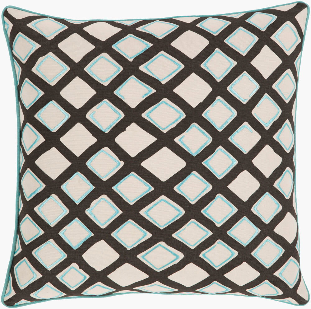 Omo Accent Pillow Down, Decorative Pillow by Surya, 20" length x 20" width