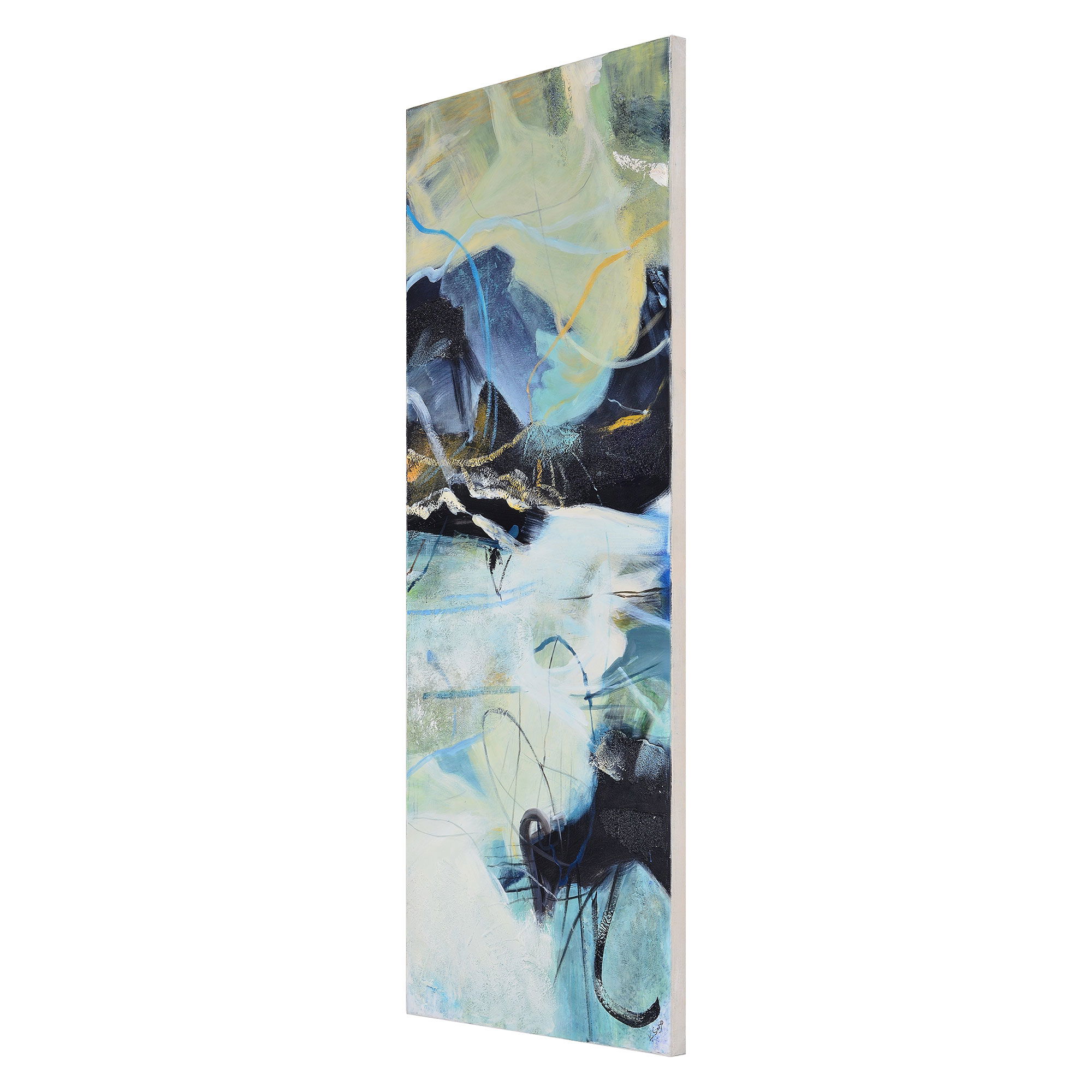Aquarius  Canvas Art, Painting by Renwil, 70" height x 1.5" depth View 7