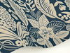 Pineapple Damask Navy Wallpaper thumbnail 4